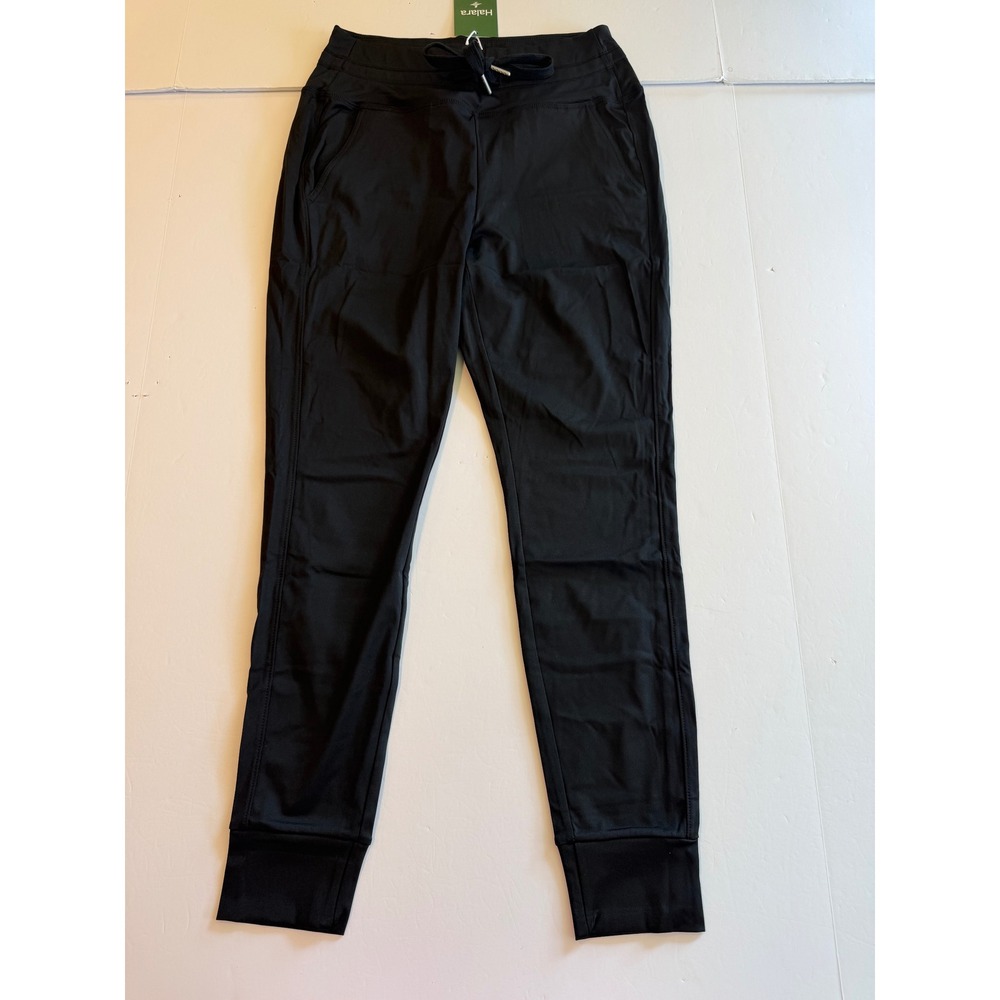 Halara Womens Black Active Joggers Drawstring Tapered Sweatpants Size Small NWT